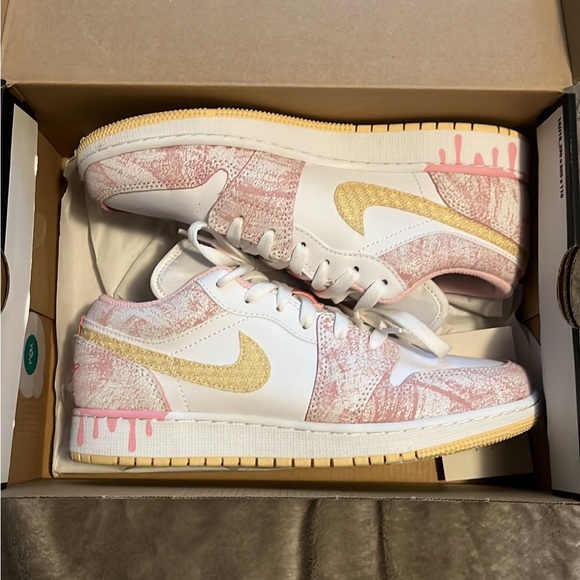 Jordan Shoes Air Jordan Low Paint Drip Gs Poshmark